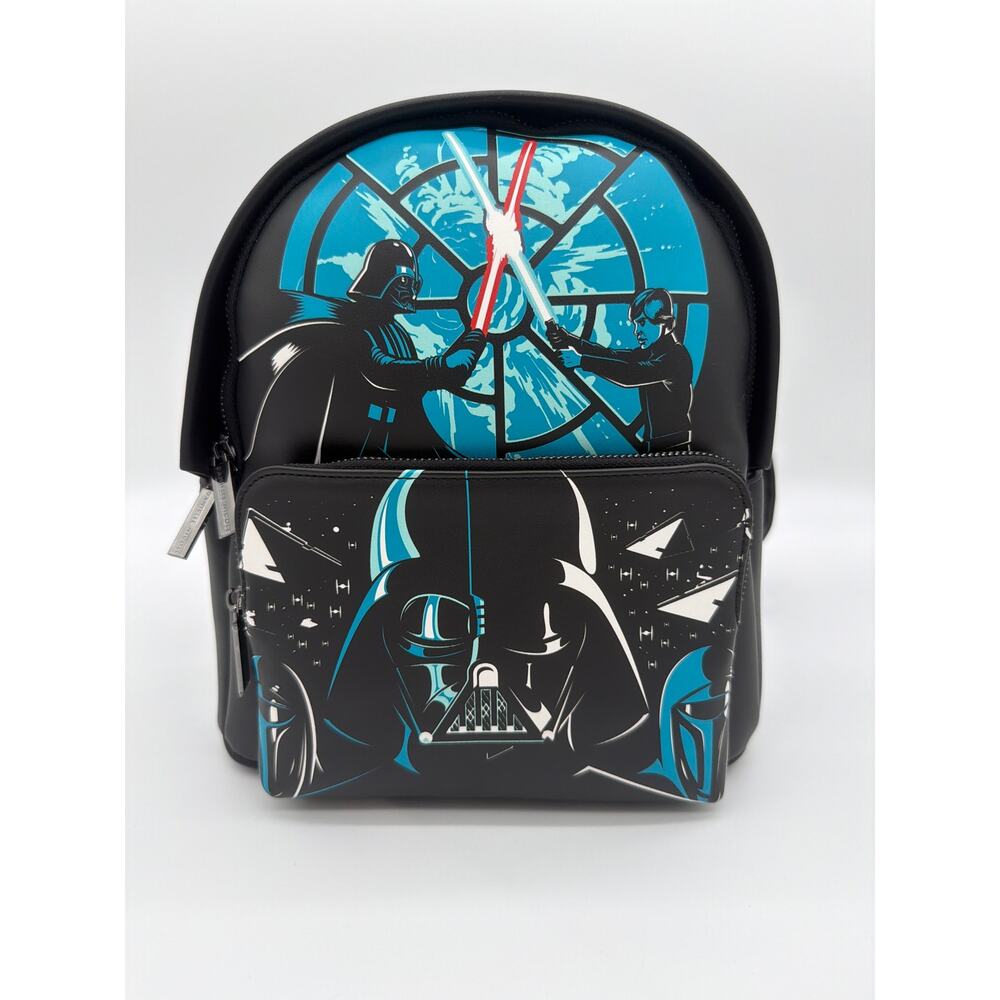 Star Wars Darth Vader Luke skywalker the last duel Backpack Danielle Nicole NWT